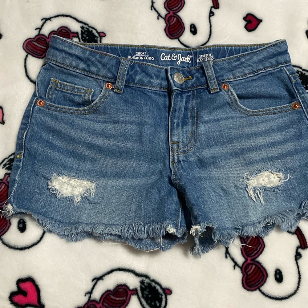 Girls Jean shorts, size 8